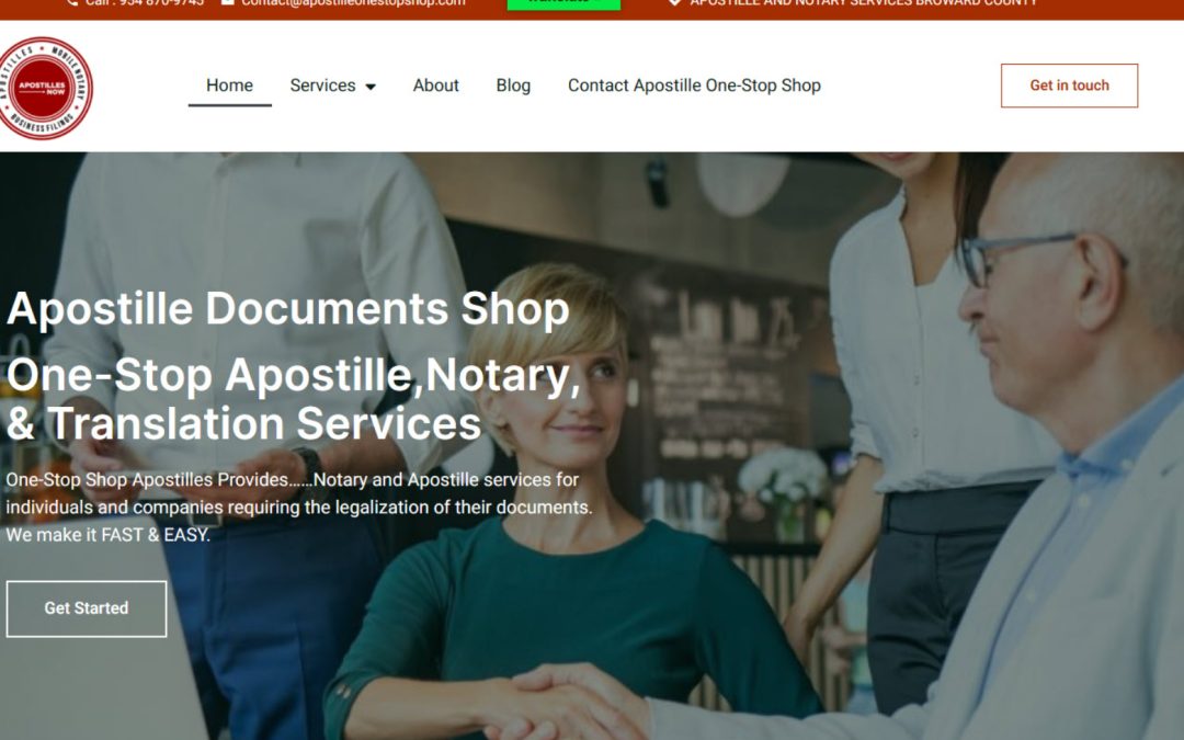 Apostille 1 Stop Shop